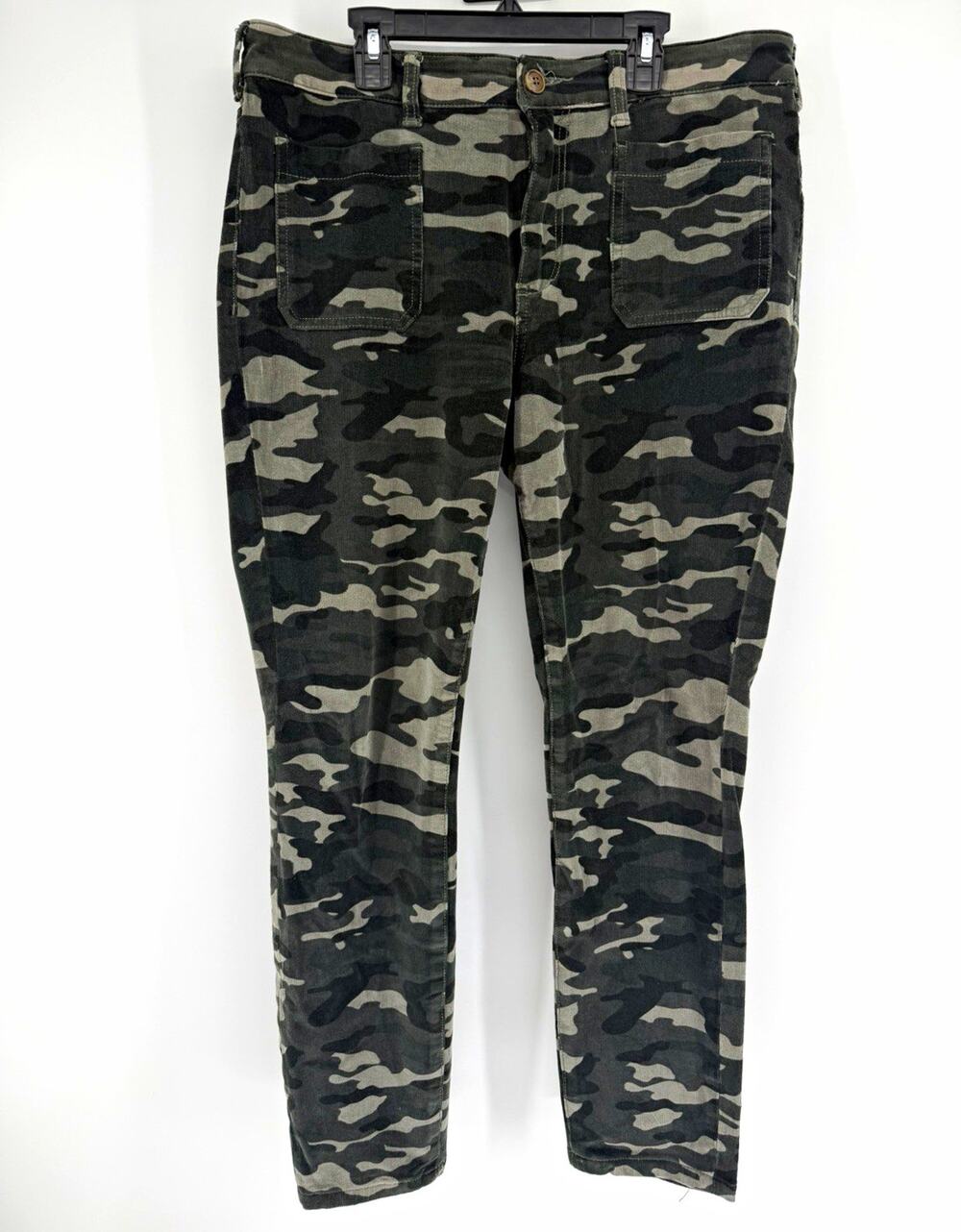 Pilcro and the Letterpress Women's High-Rise Skinny Camo Corduroy Jeans 31